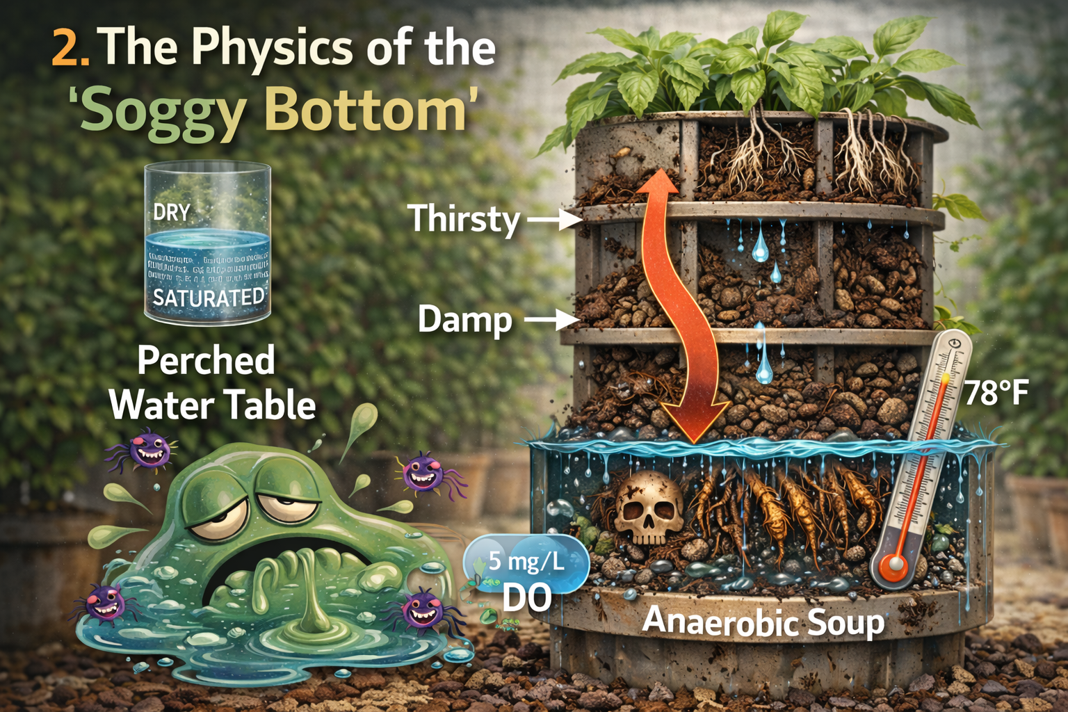 insects in vertical gardening