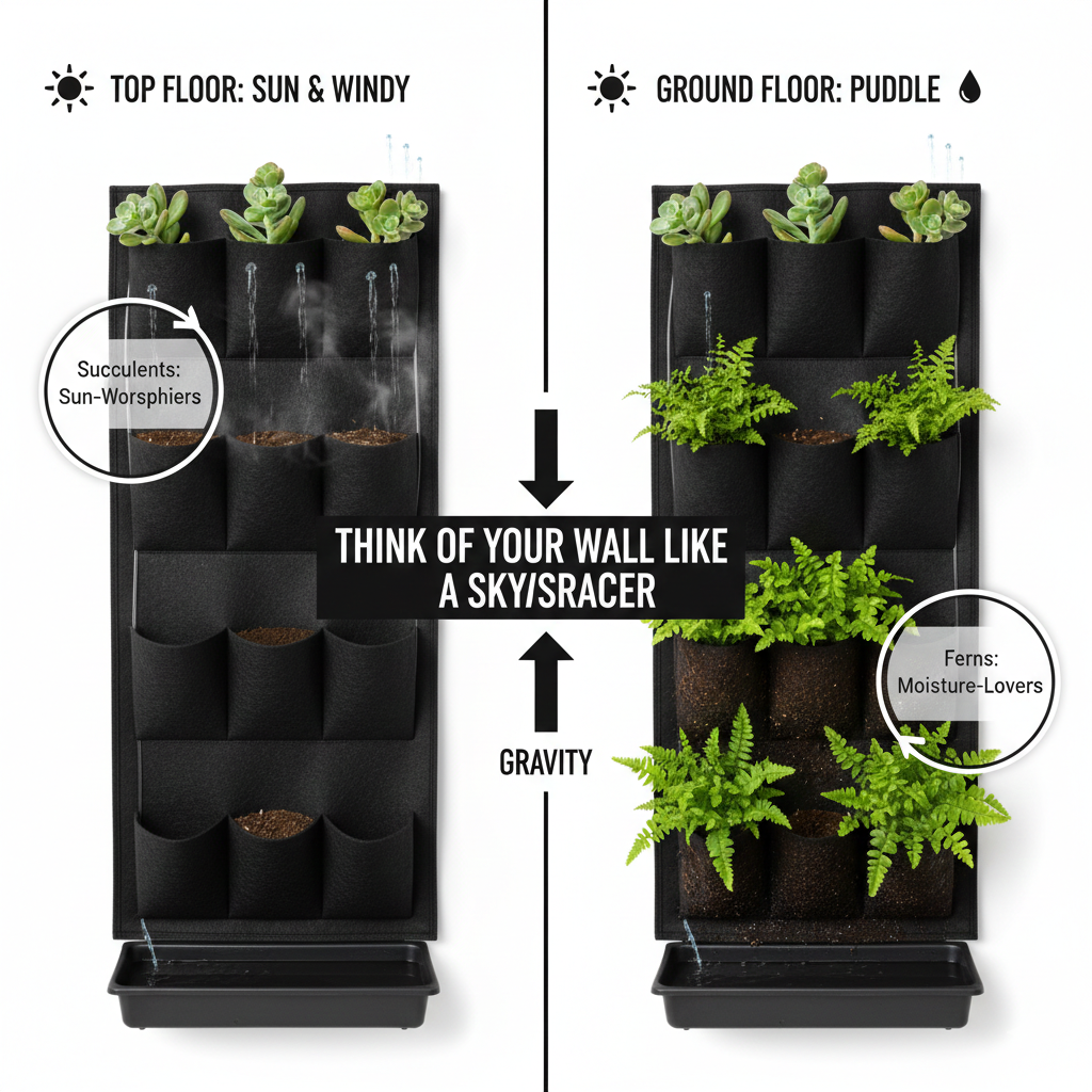 skyscraper in living wall