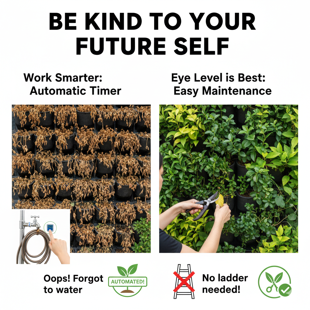 the important thing in living walls