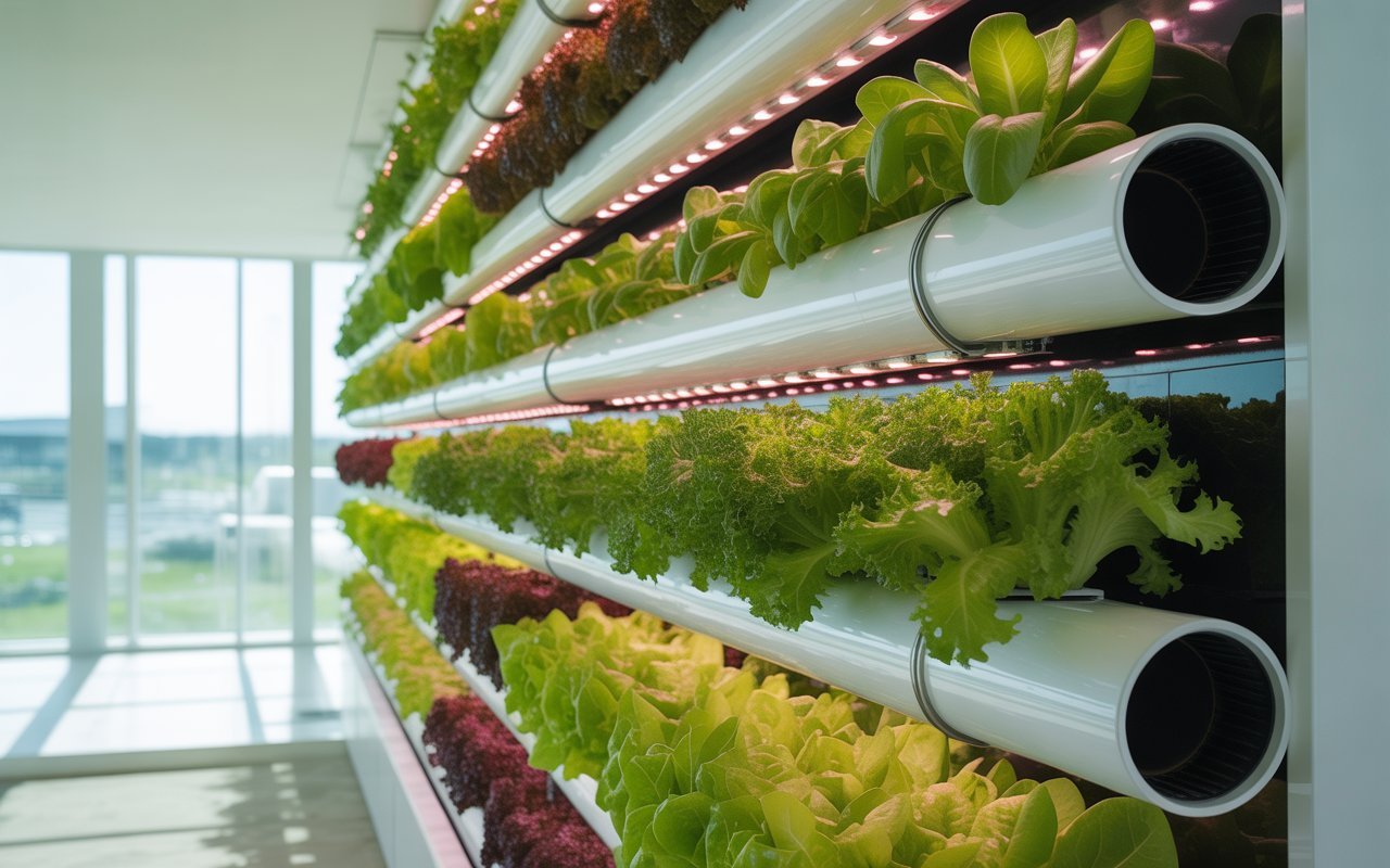 hydroponic type vertical gardening