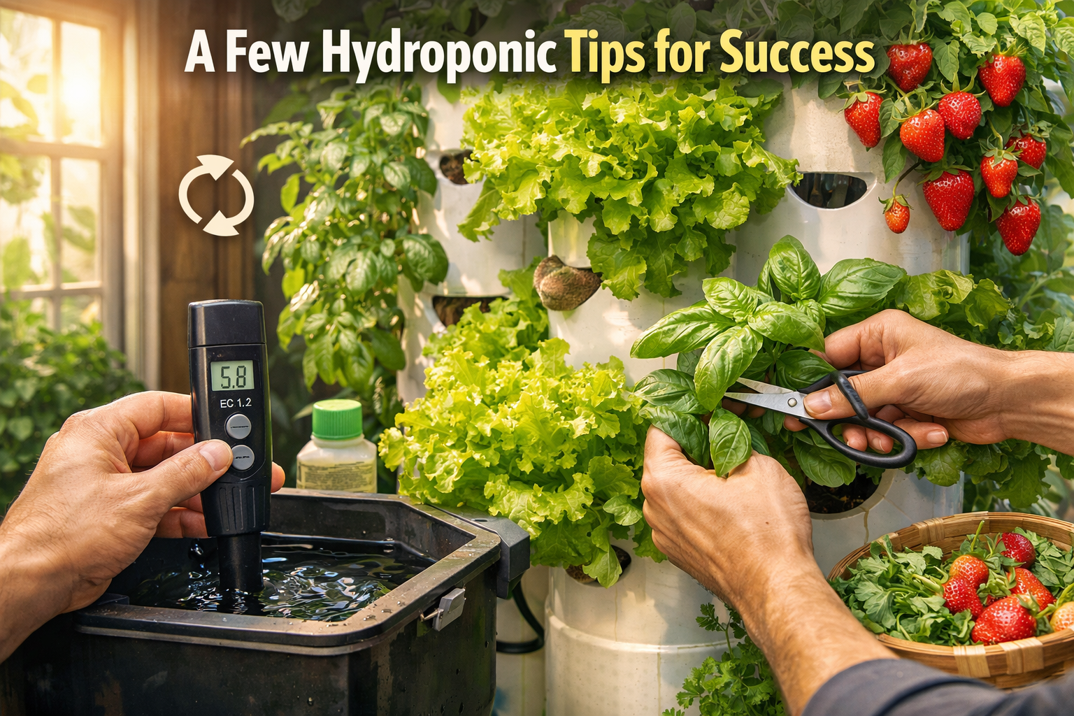 a few hydroponic tips for success