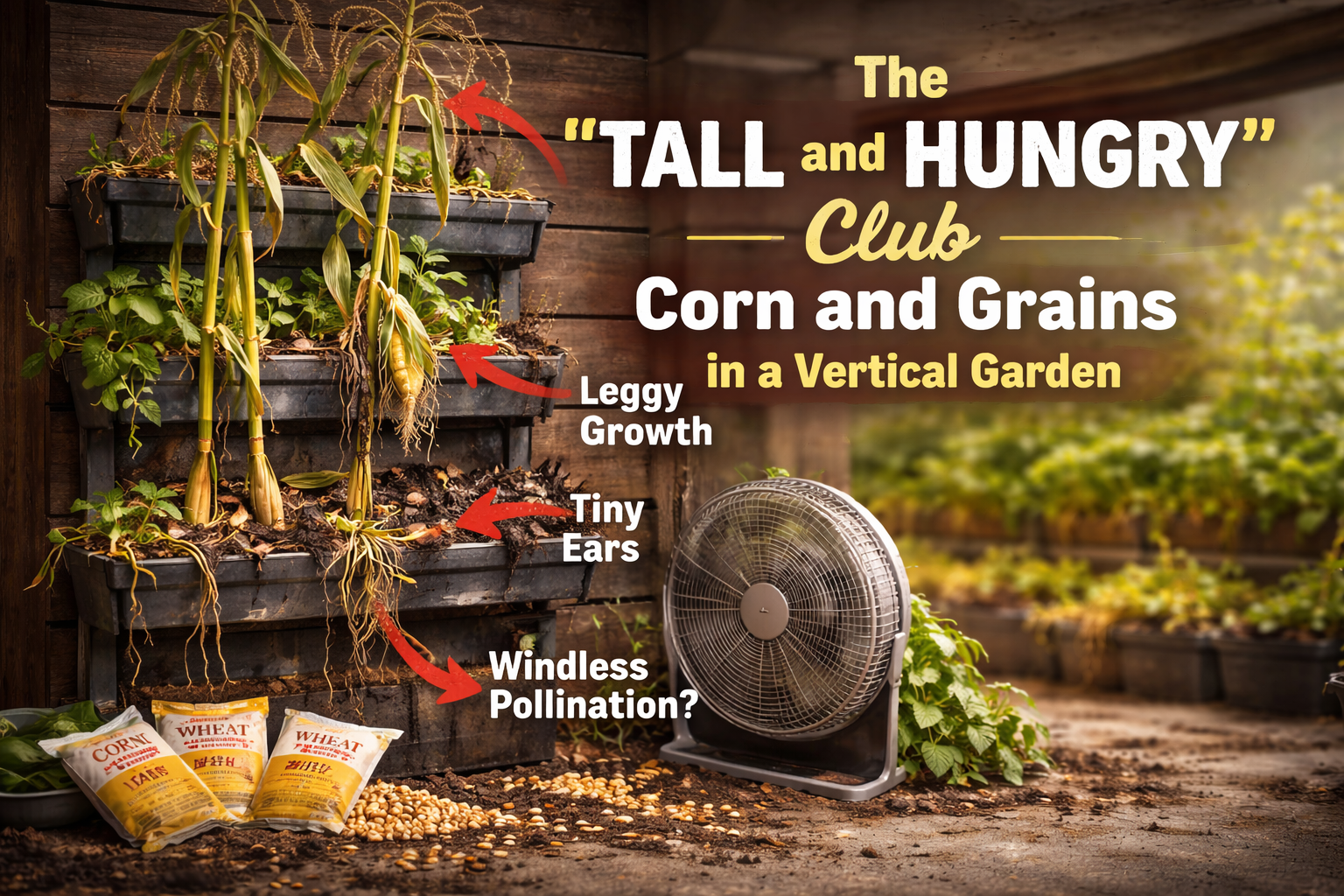 the tall and hungry plants of vertical gardens